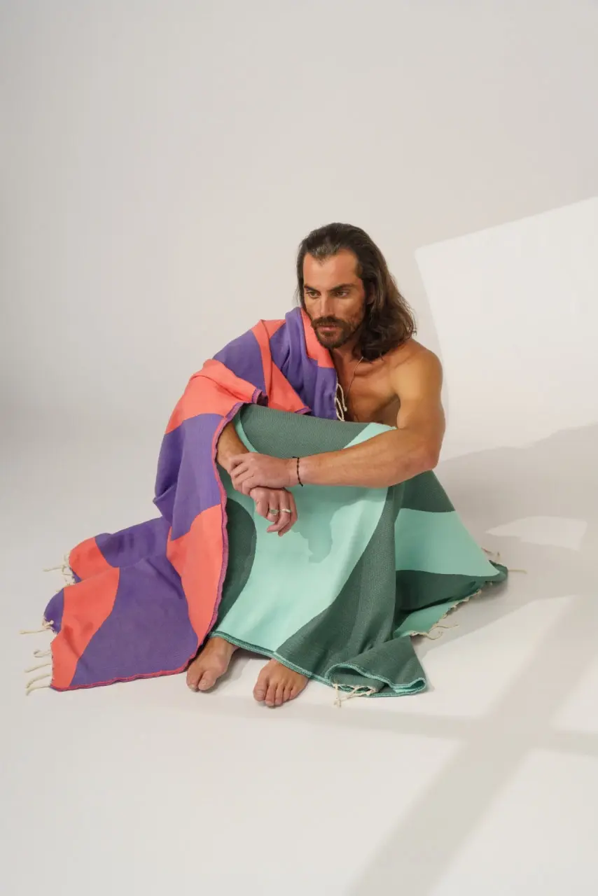 Futah - Aether Roxo Toalha de Praia (7)