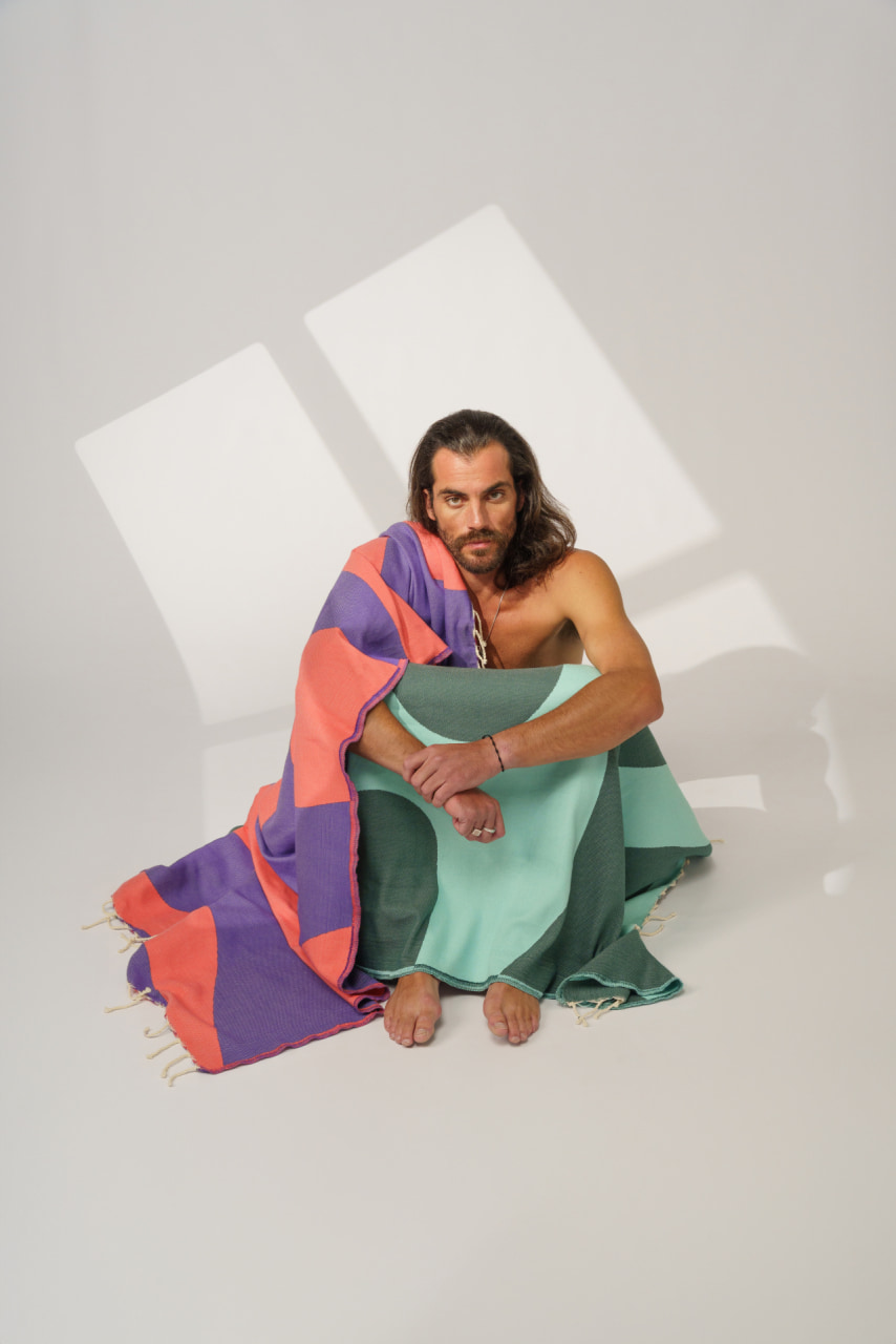 Futah - Aether Vert Serviette de Plage (6)