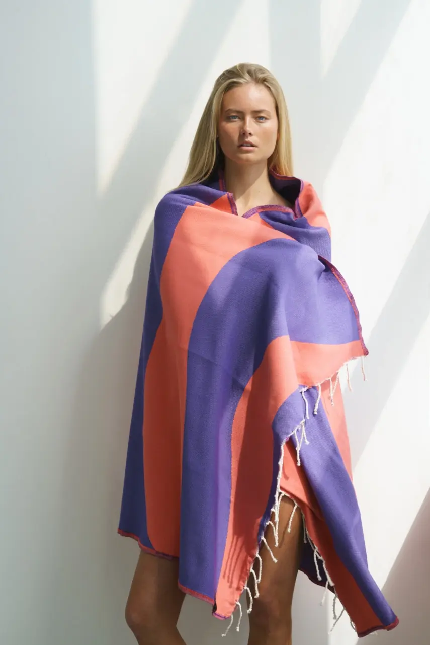 Futah - Aether Roxo Toalha de Praia (5)