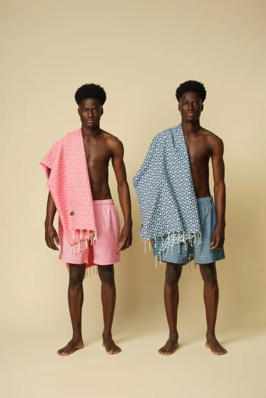 Futah - Pulse Cor de Rosa Toalha de Praia (6)