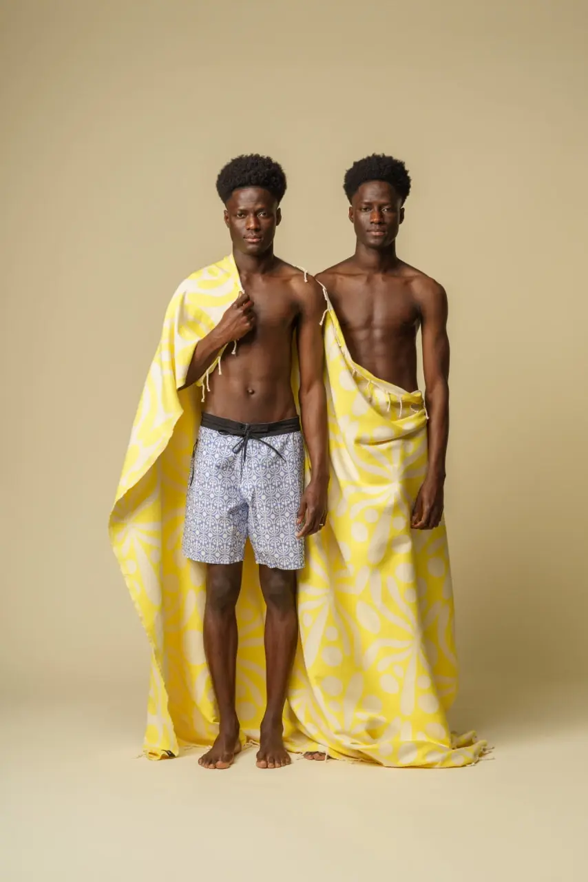 Futah - Flora Amarelo Toalha de Praia Grande (6)