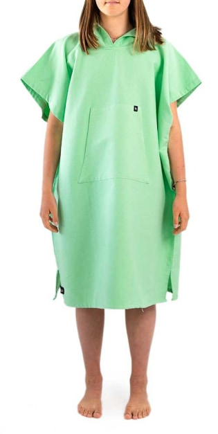 Ericeira Verde Claro Poncho Criança (2)