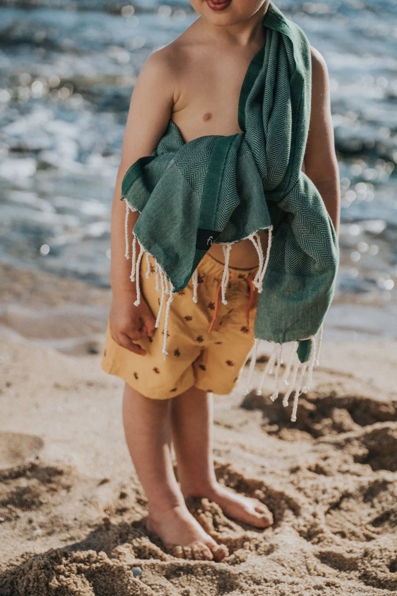 Futah - Ericeira Green Kids Towel (3)