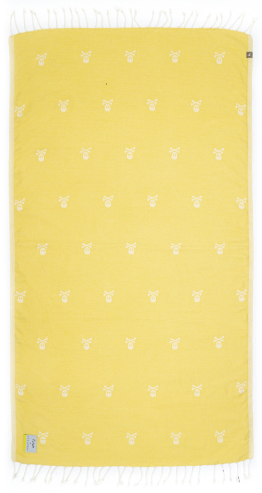 Futah - Serviette individuelle Jaune Scalpers  (1)