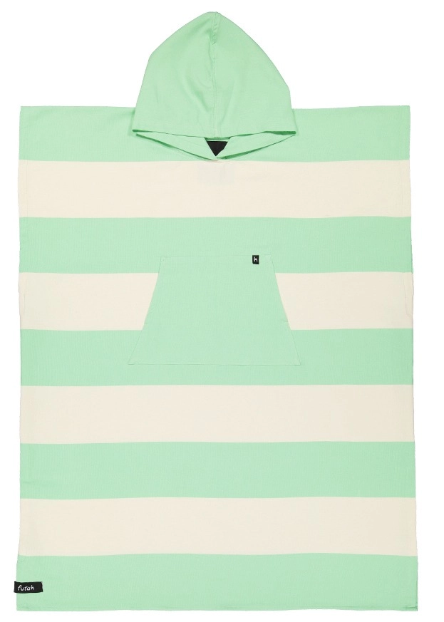 Futah - Bedu Verde Água Poncho  (1)