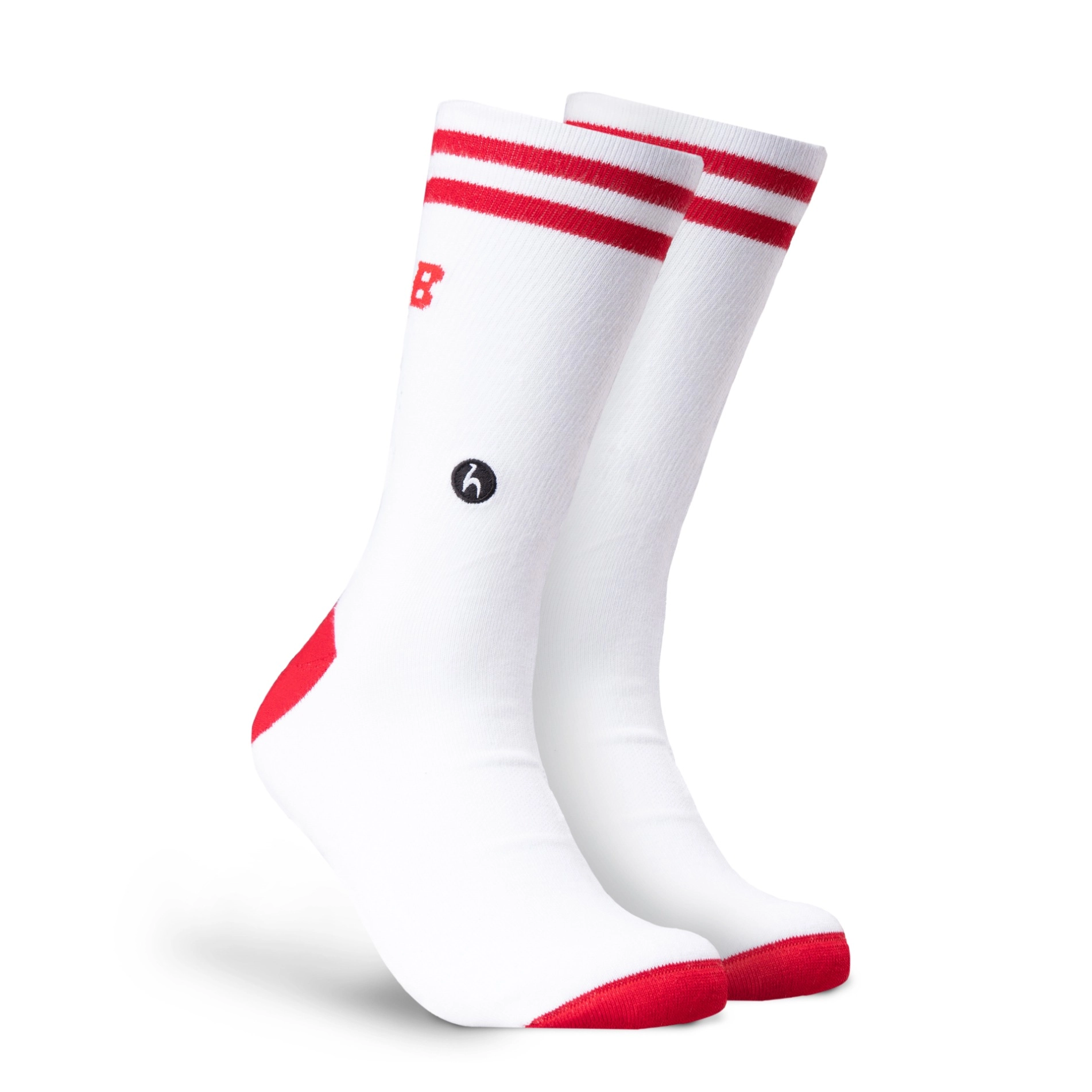 Futah - Meias Benfica Stripes White (1)