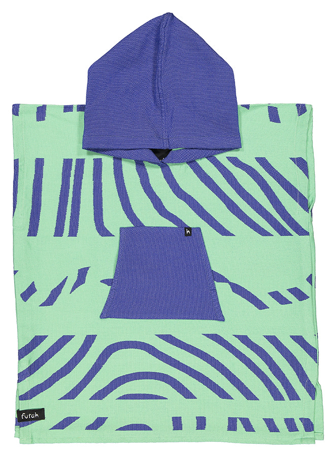 Futah - Dierma Verde Claro Poncho Criança (1)