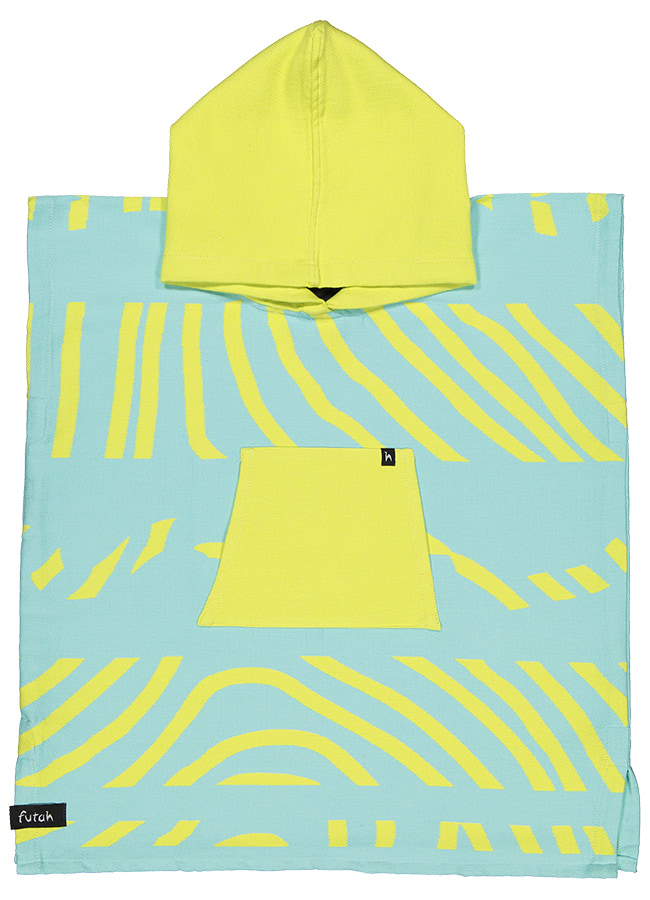 Futah - Dierma Azul Poncho Criança  (1)