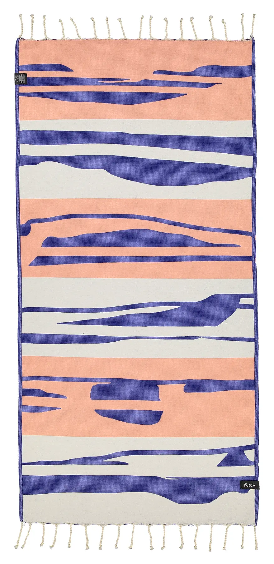 Futah - Maure Bleu Serviette Enfant (2)