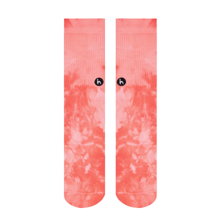Chaussettes Tie Dye Corail (2)