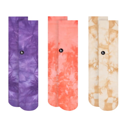 3-Pack Meias Desporto Tie Dye A