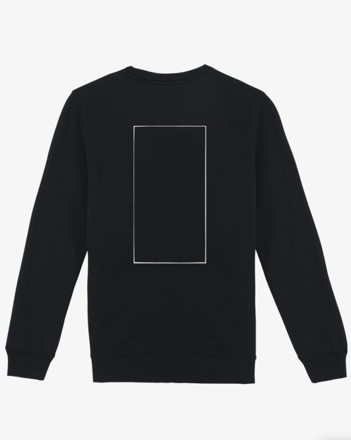 Futah - Sweatshirt Noir Coton Biologique - Lisboa (2)