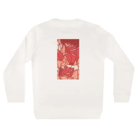 Organic Cotton Sweatshirt - Crystal