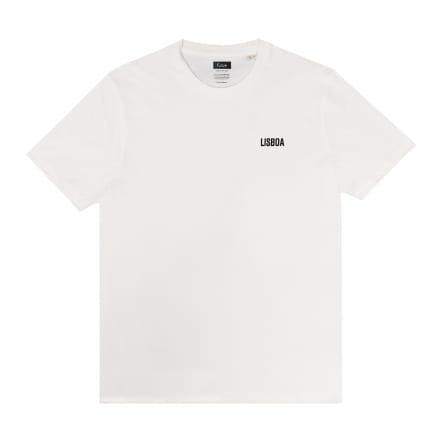 T-Shirt Branca Algodão Orgânico - Lisboa 