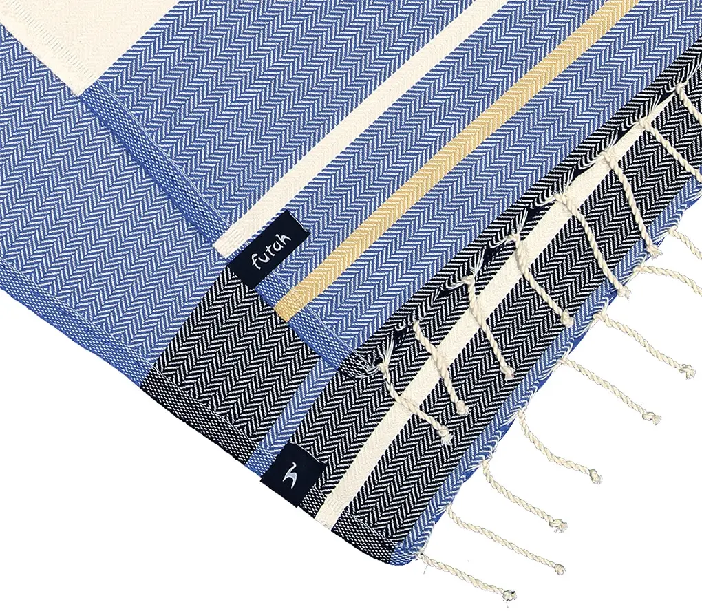 Futah - Papua Azul Toalha de praia  (2)