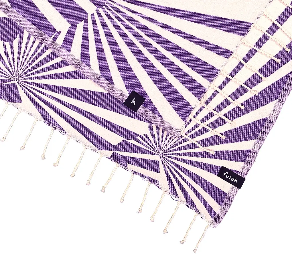 Futah - Taiga Roxa Toalha de praia  (2)