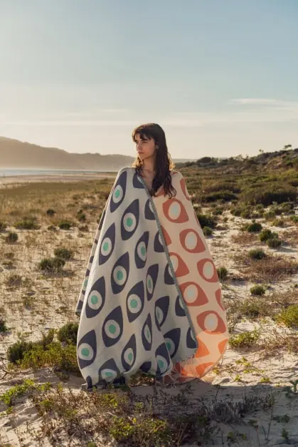 Daintree Abricot Serviette de plage (2)