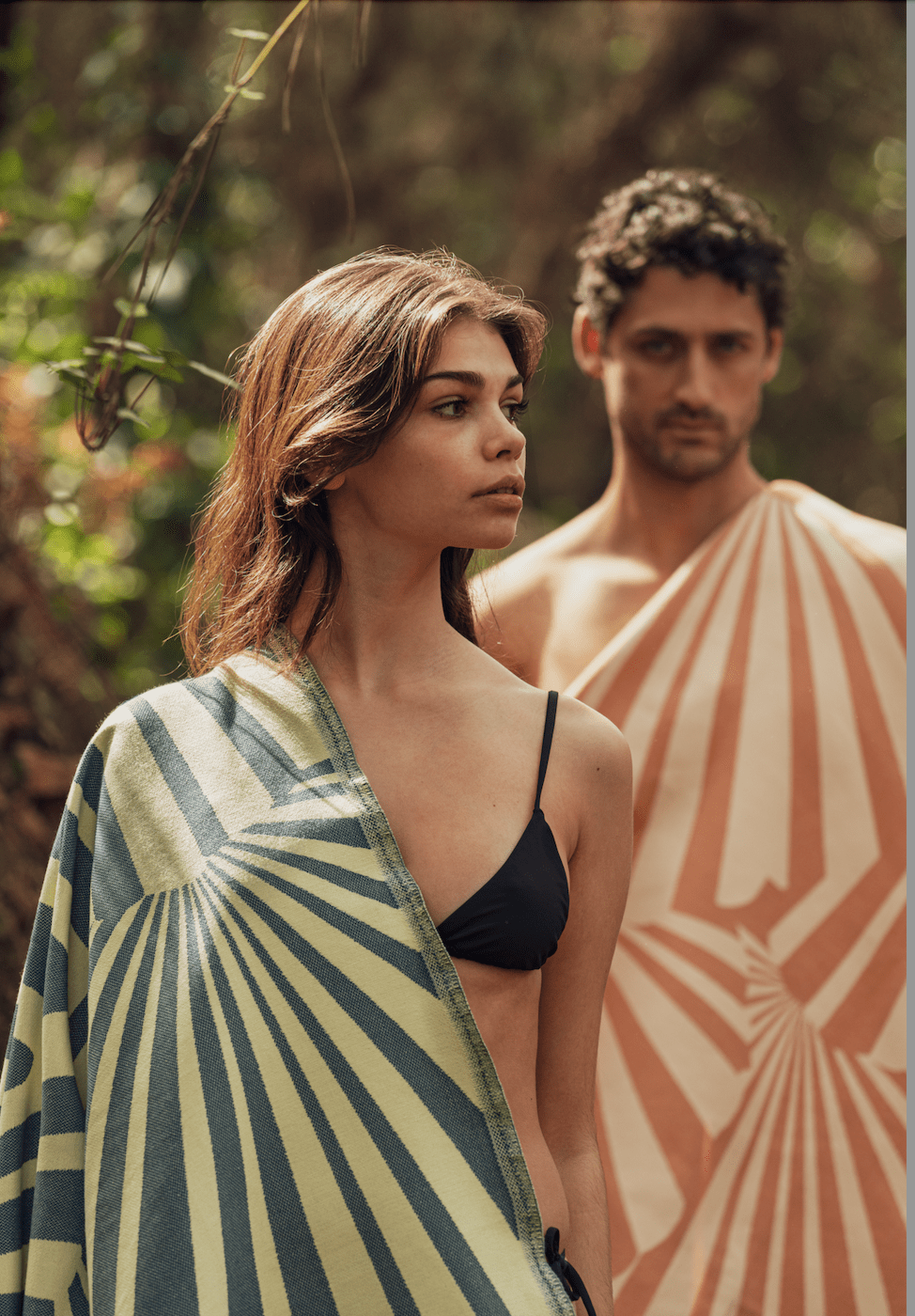 Futah - Taiga Bleu Serviette de plage (4)
