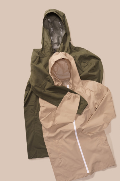 Parka Impermeável Bege (2)
