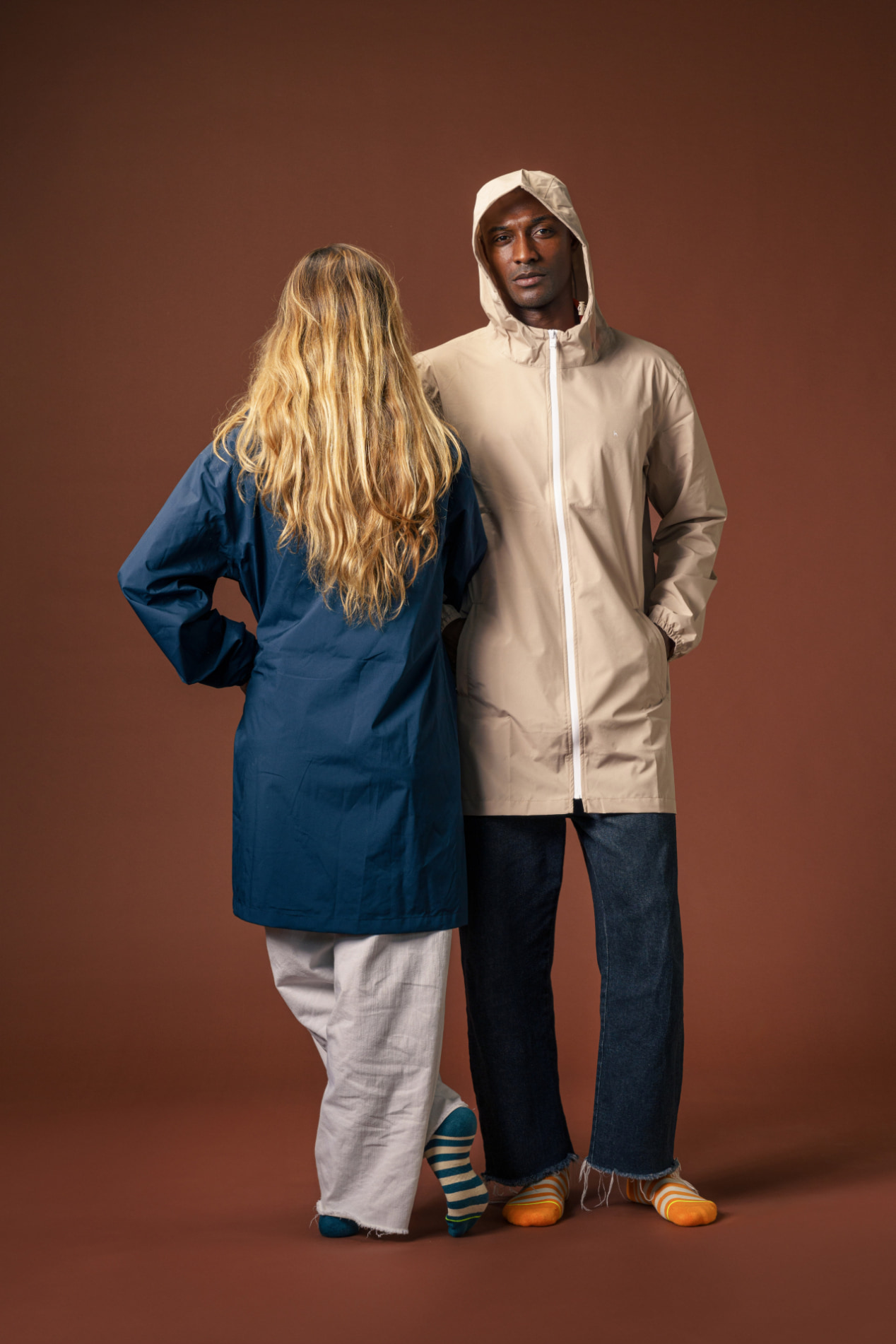 Futah - Parka Imperméable Beige (6)