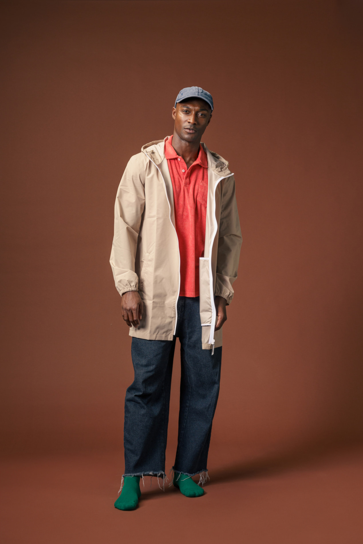 Futah - Parka Imperméable Beige (4)