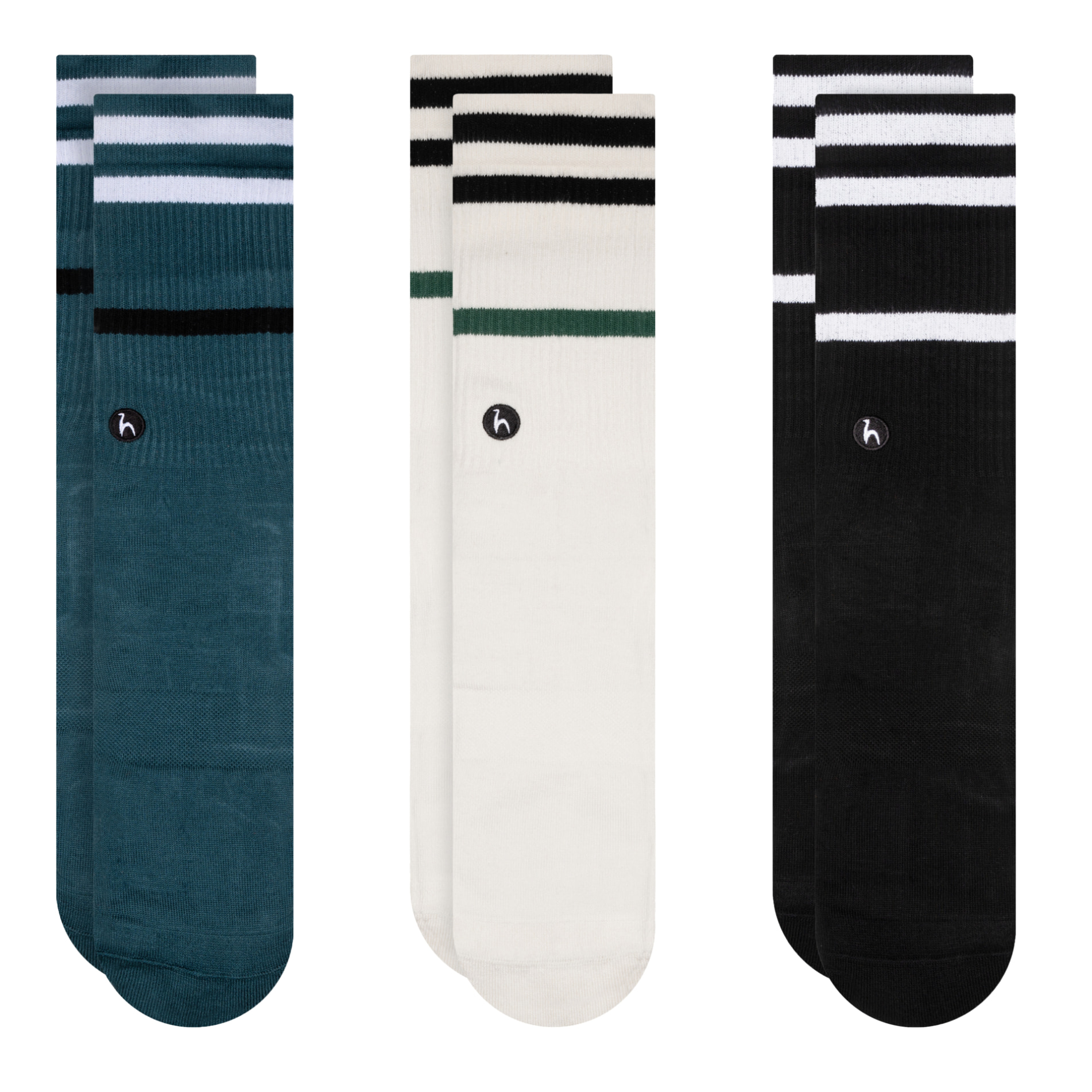 Futah - 3-Pack Chaussettes Rayures D (1)