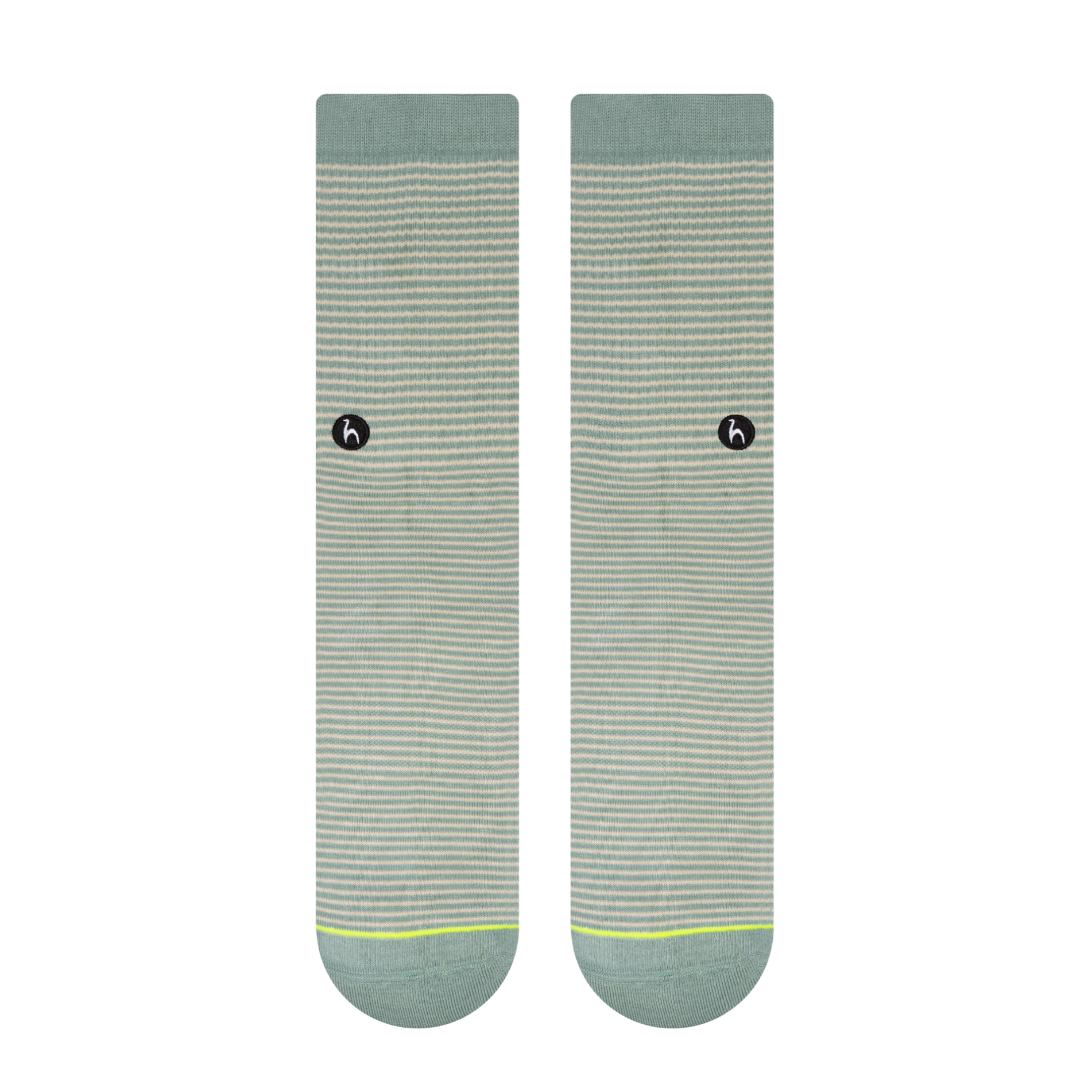 Futah - Chaussettes Vert jadéite Nazaré (2)