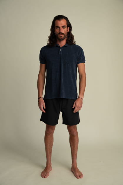 Polo Terry Azul