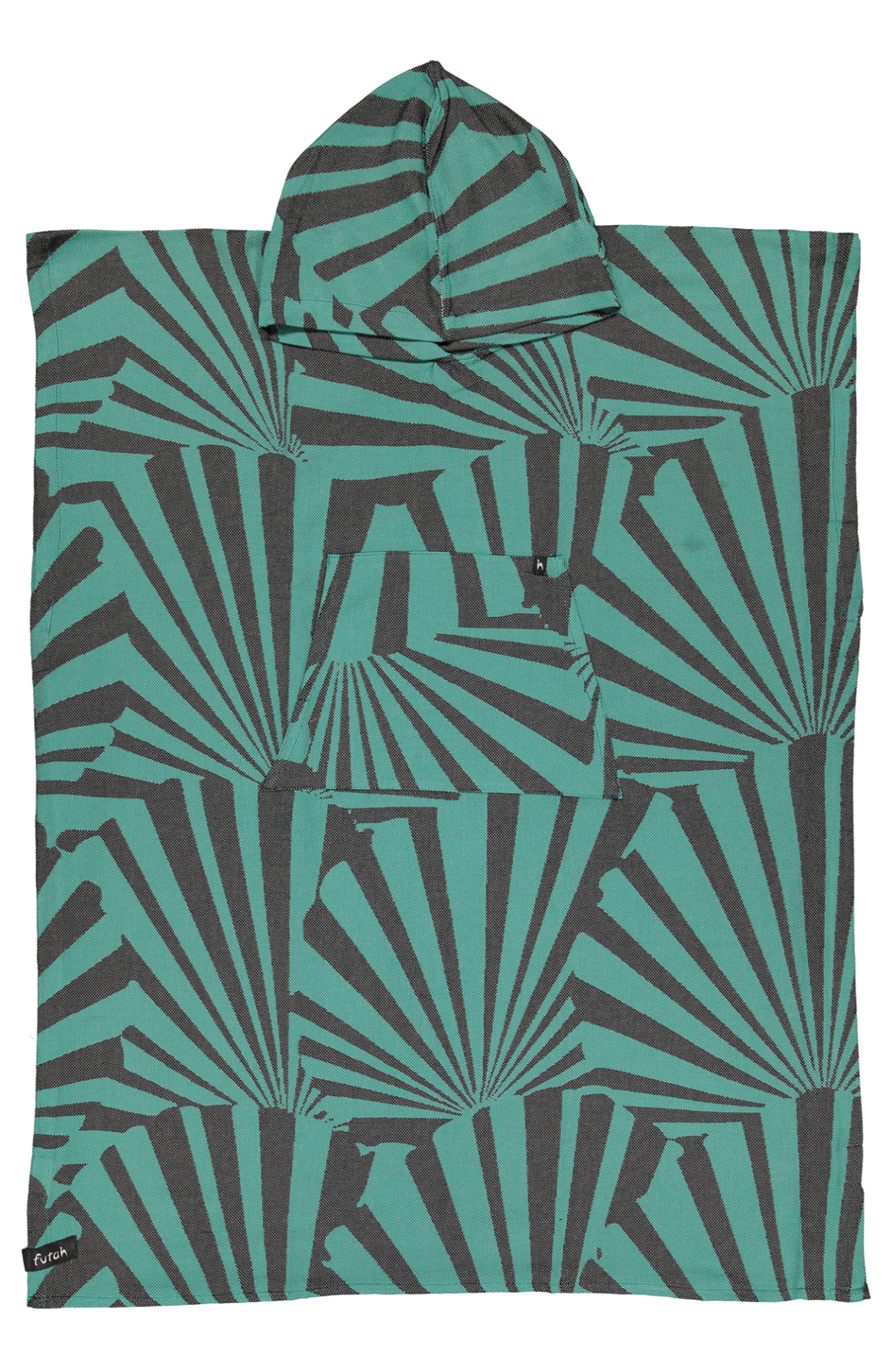 Futah - Poncho Taiga Vert (1)