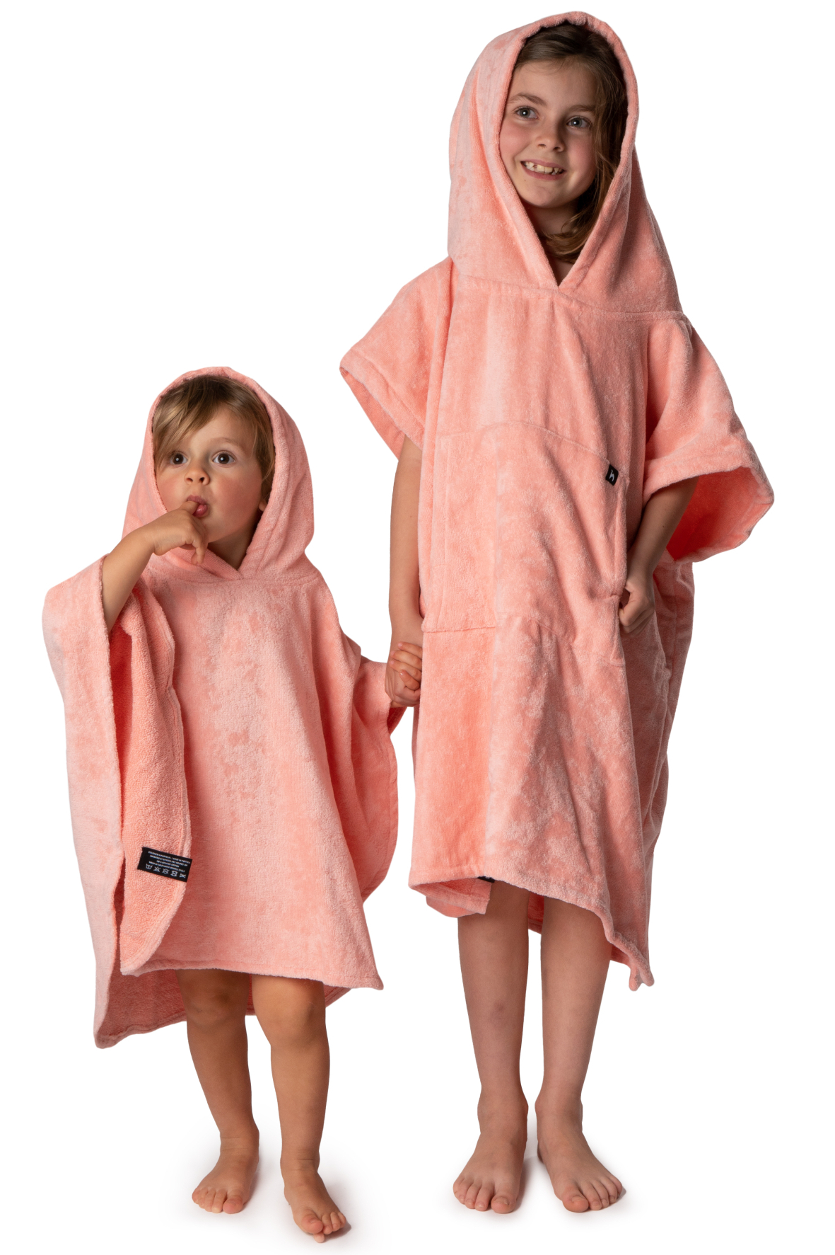 Futah - Ericeira Corail Poncho Épongé Enfant (2)