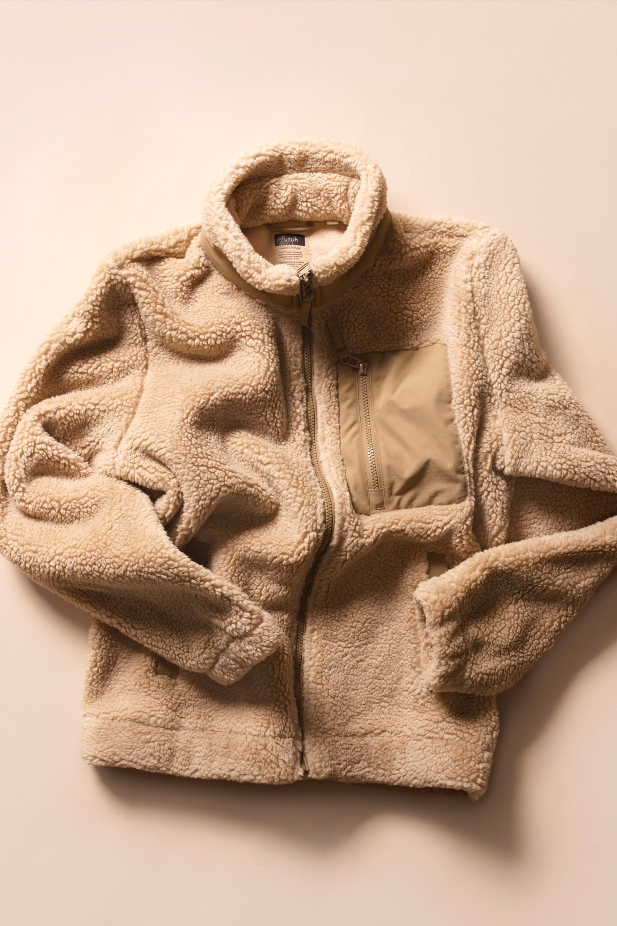 Futah - Casaco Sherpa Bege (1)