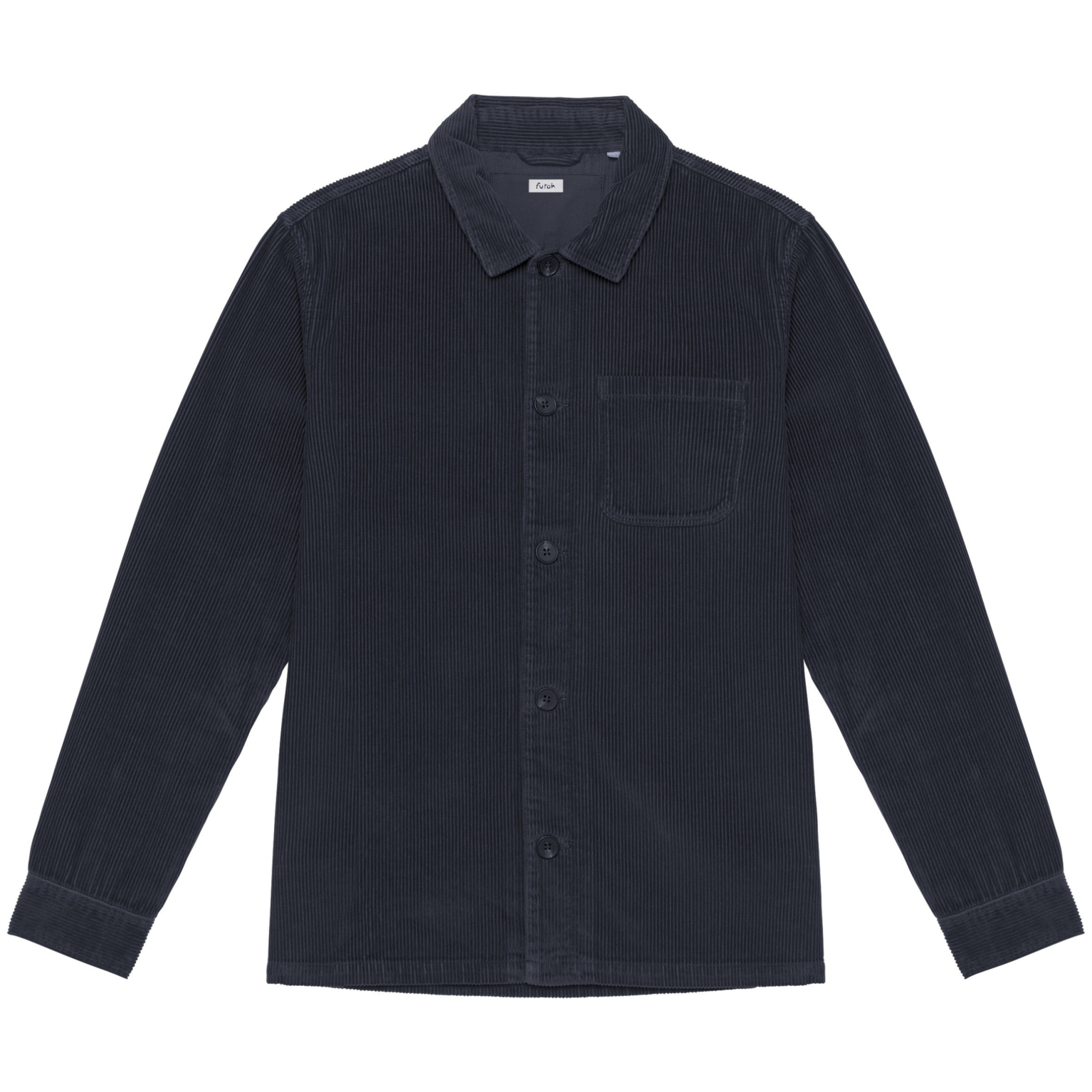 Futah - Veste en velours côtelé Bleu (1)