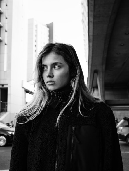 Veste Sherpa Noir (2)