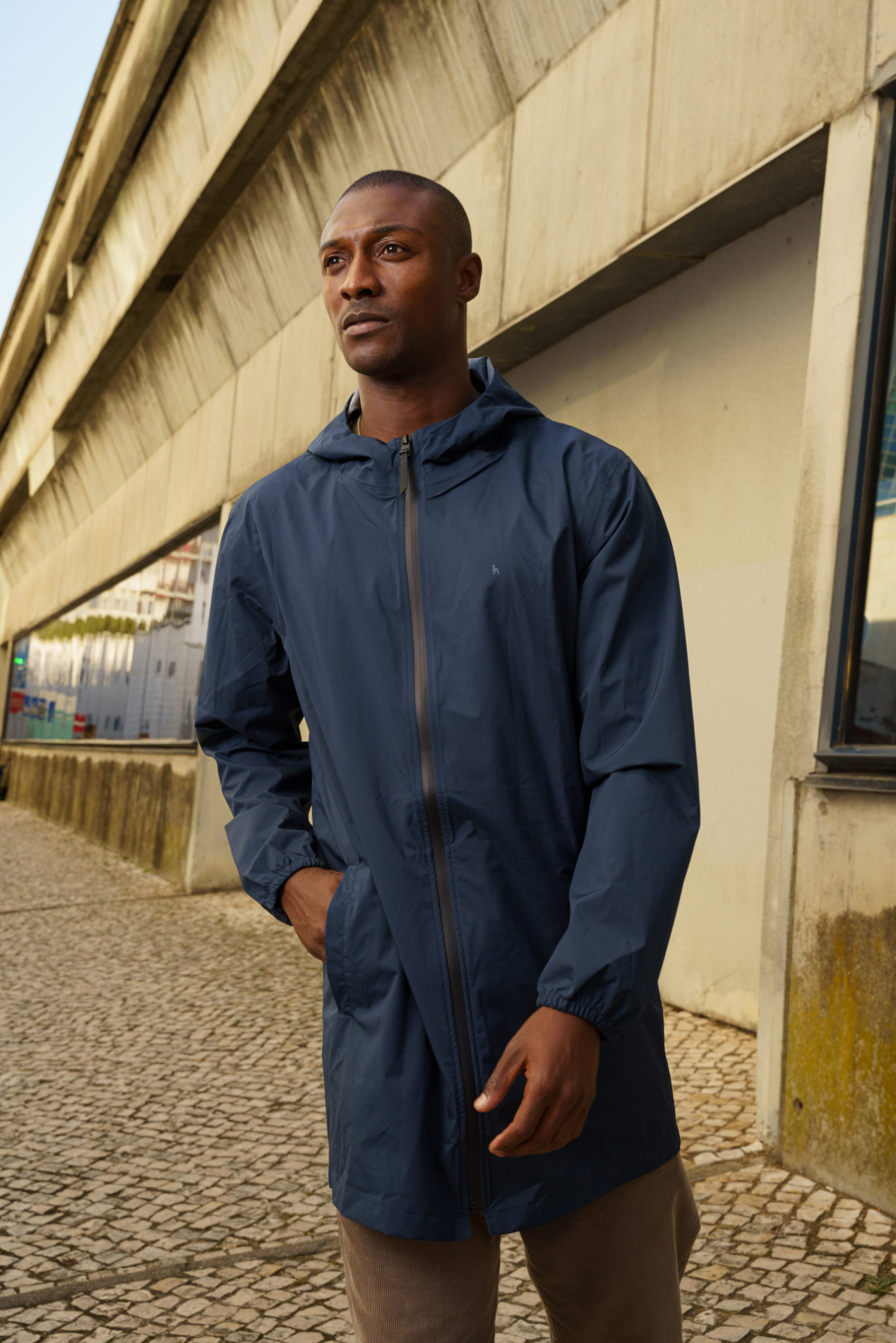 Futah - Parka Imperméable Bleue (6)