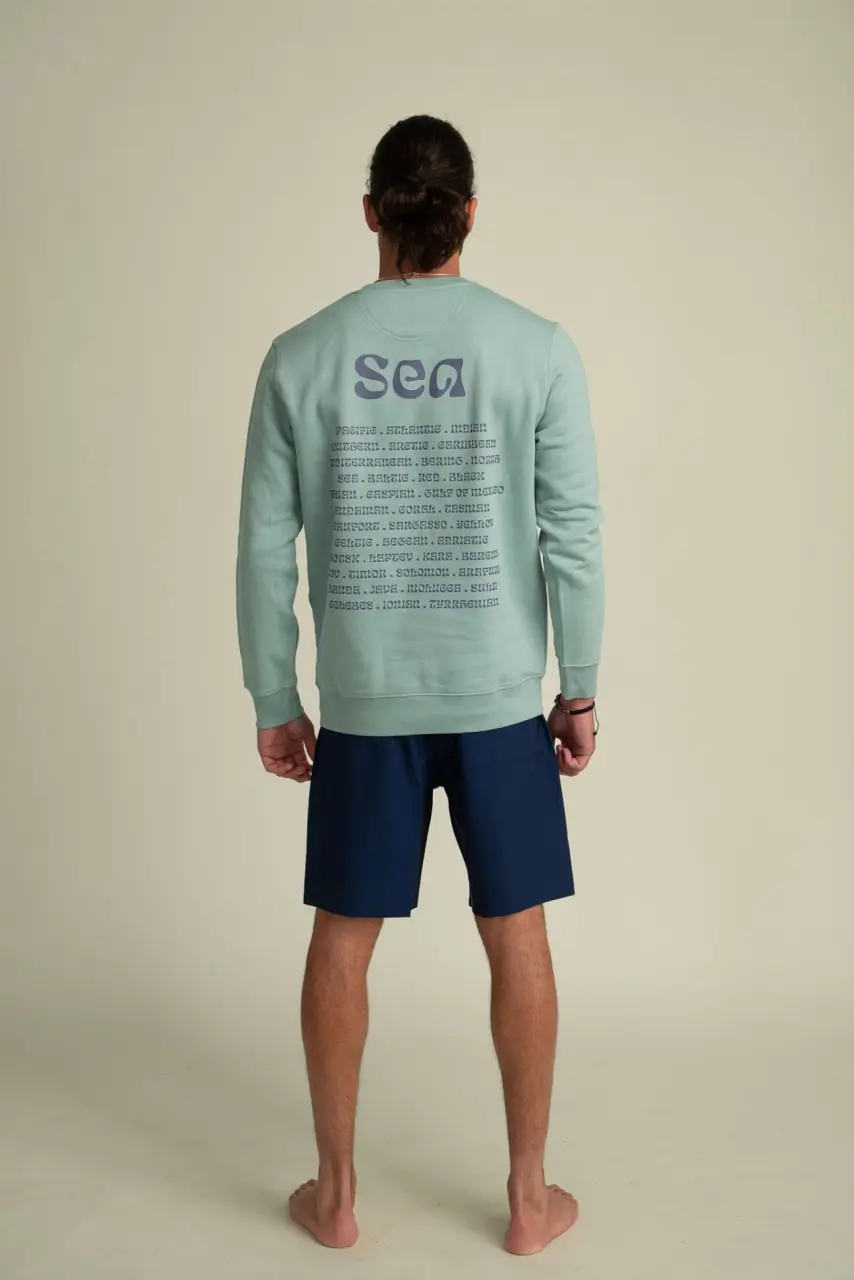 Futah - Sweatshirt Coton Biologique - Sea (2)
