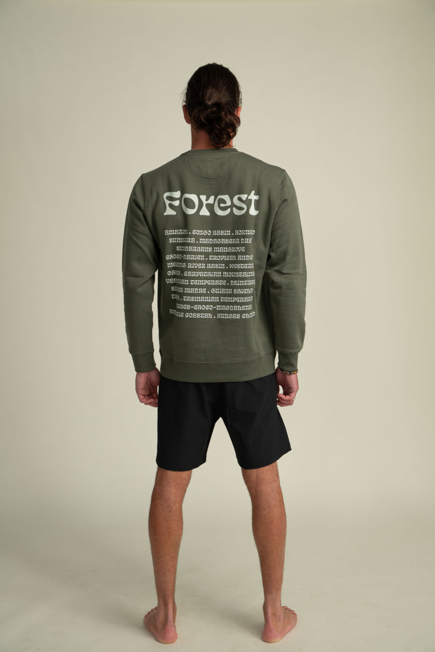 Futah - Sweatshirt Coton Biologique - Forest (2)