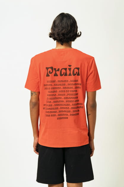 T-Shirt Algodão Orgânico Paprika - Praia