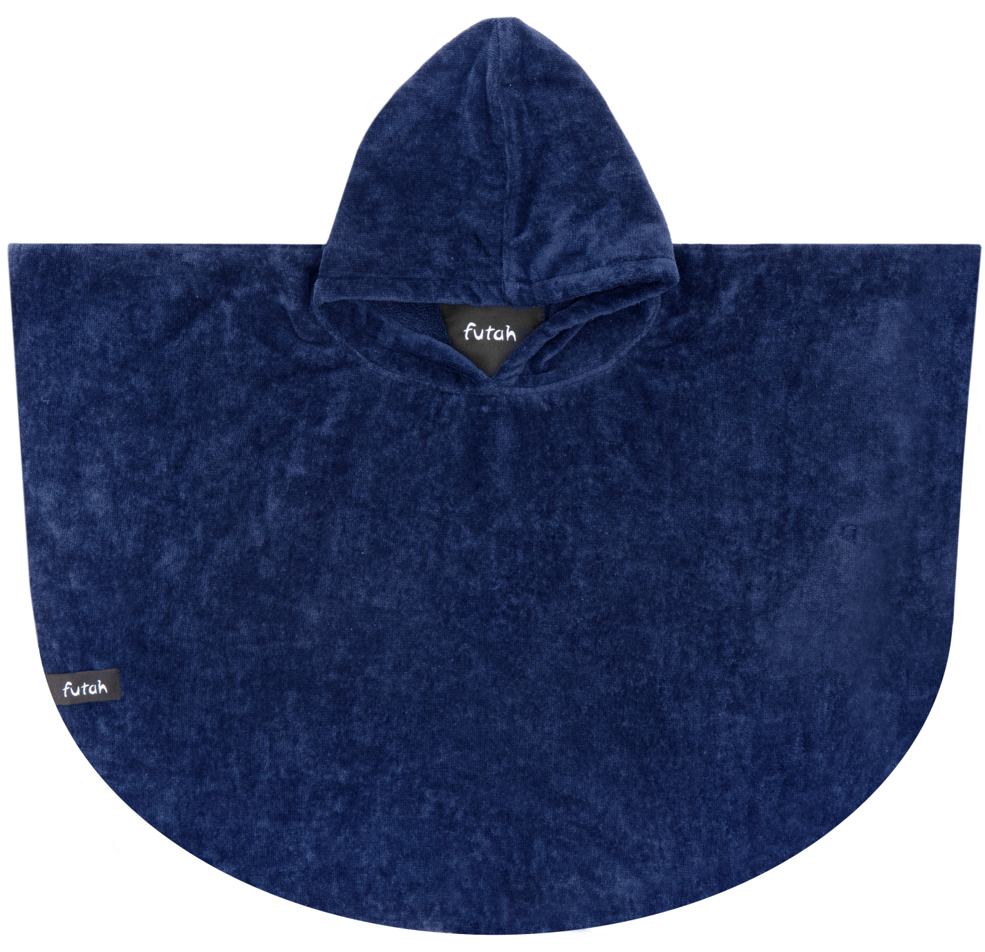 Futah - Ericeira Bleu Poncho Épongé Bébé (1)