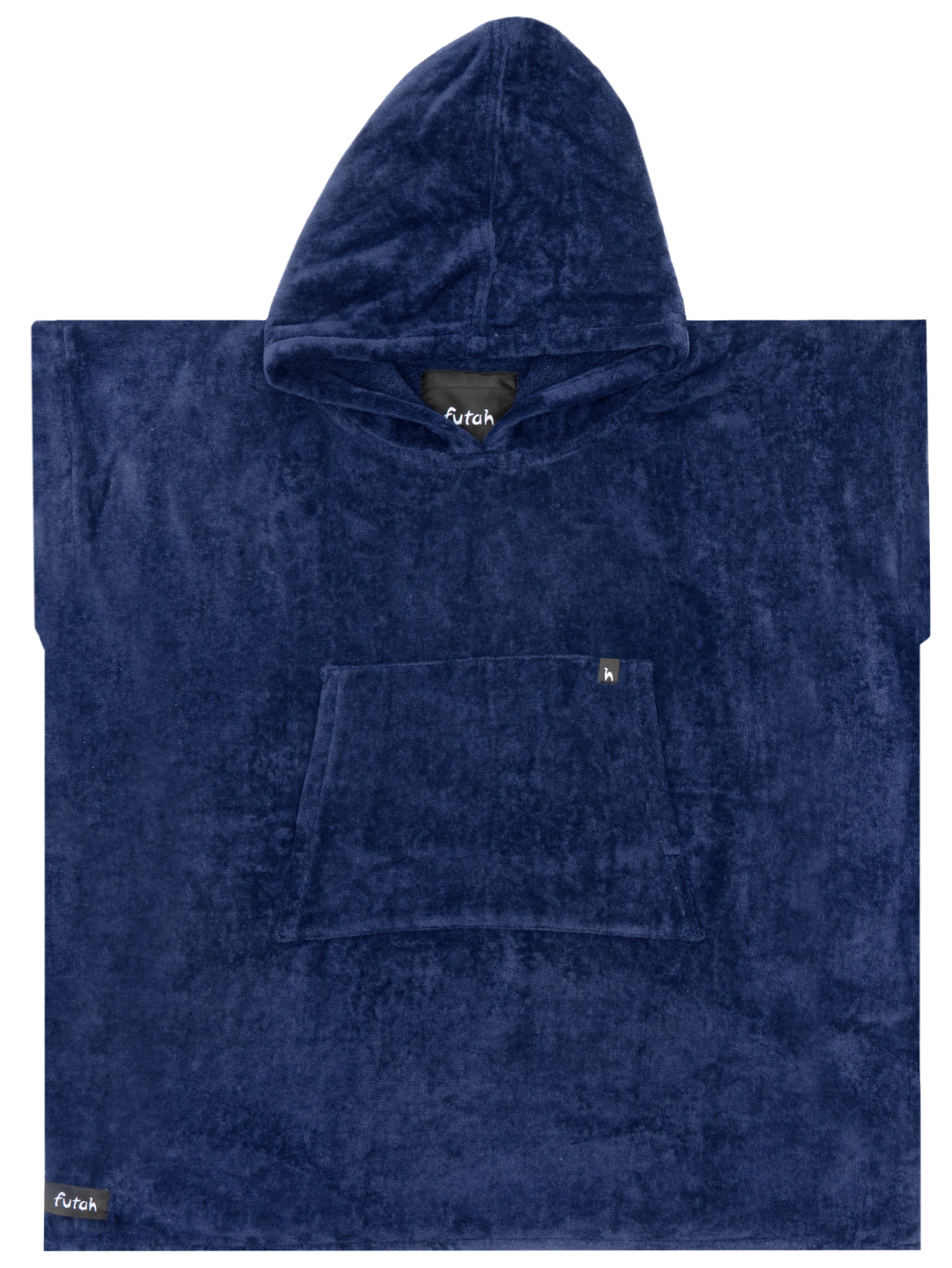 Futah - Ericeira Bleu Poncho Épongé Enfant (1)