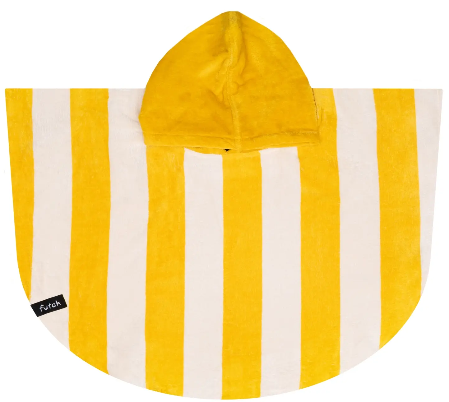 Futah - Bedu Jaune Moutarde Poncho Épongé Bébé (1)