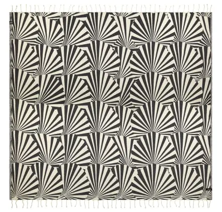 Taiga Noir Serviette Grande