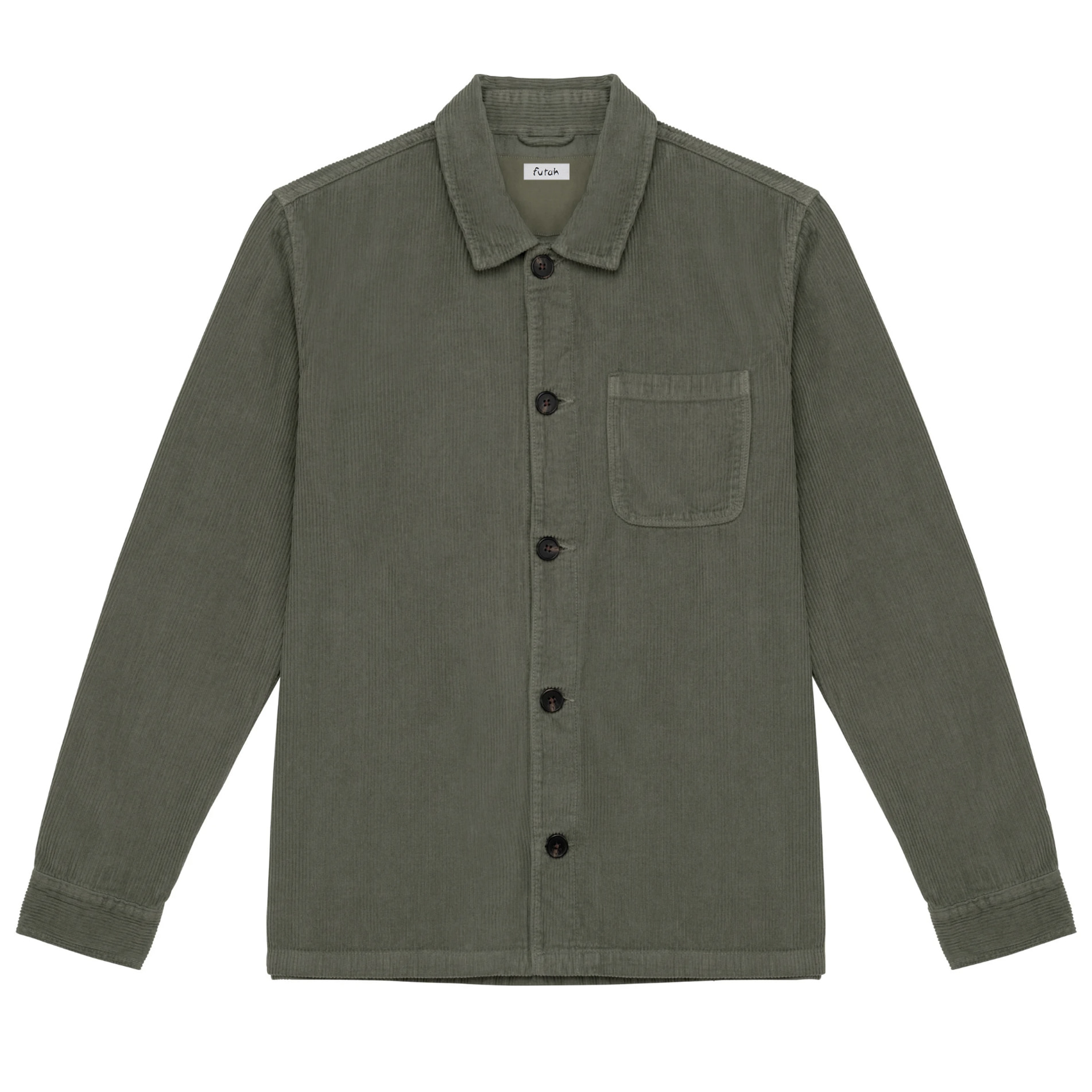 Futah - Veste en velours côtelé Khaki (1)