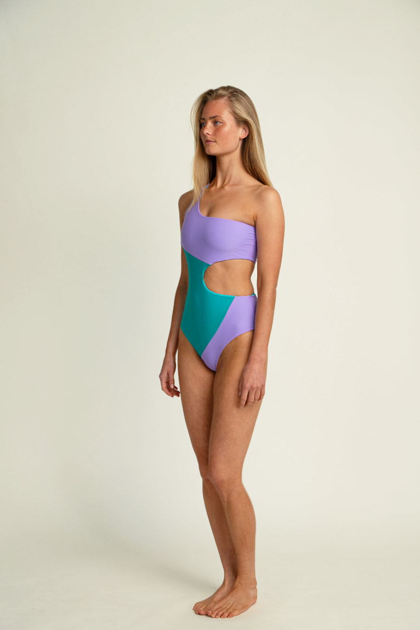 Futah - Aether Vert & Violet Maillot de Bain S2 (2)