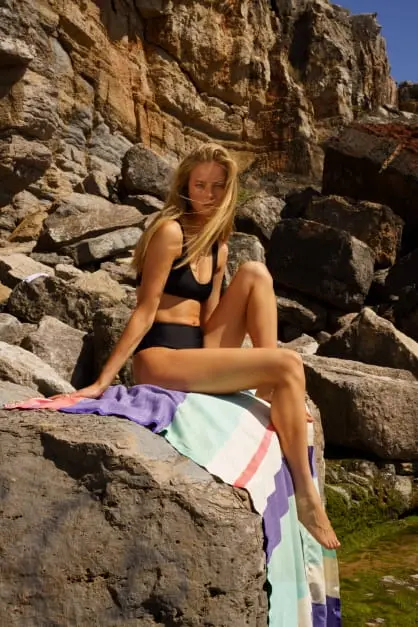 Ericeira Preto Bikini Top