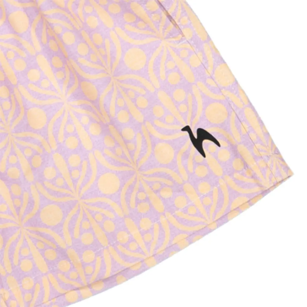 Futah - Short de Bain Enfant Moka & Violet Flora (6)