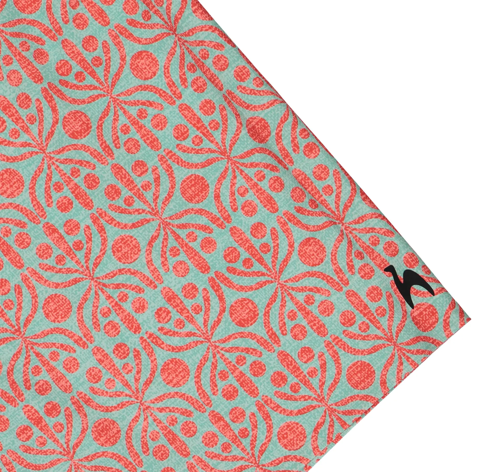 Futah - Calções de Banho Flora Aquático & Vermelho (6)