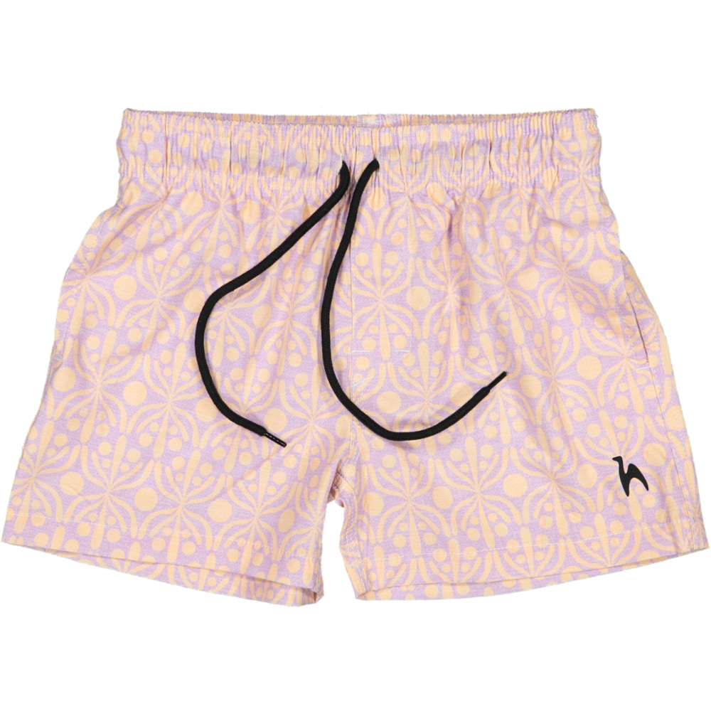 Futah - Calções de Banho de Criança Flora Mocha & Violeta (3)