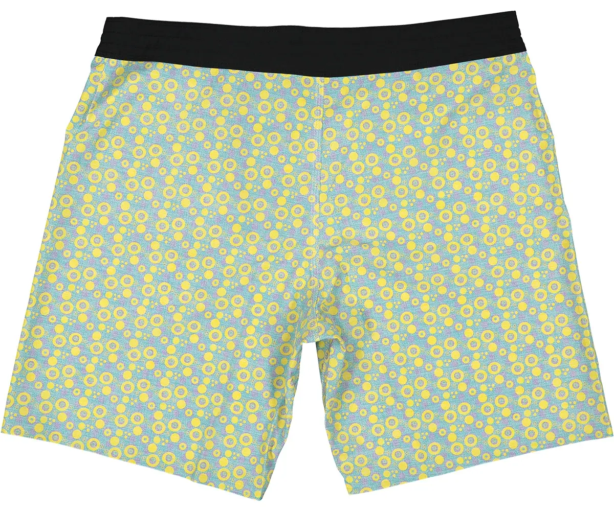 Futah - Calções de Banho Vortex Amarelo & Água (4)