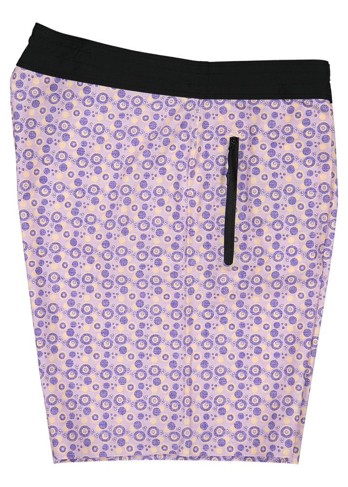 Futah - Short de Bain Moka & Violet Vortex (5)