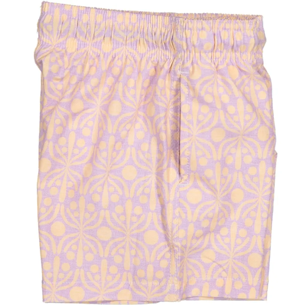 Futah - Short de Bain Enfant Moka & Violet Flora (5)